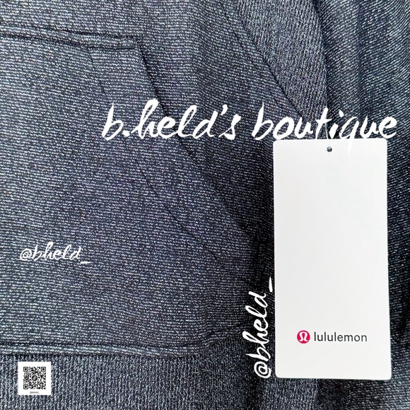 lululemon Scuba Oversized Half-Zip Hoodie *Spark in Black/Silver Size XS/S NWT - Picture 3 of 16